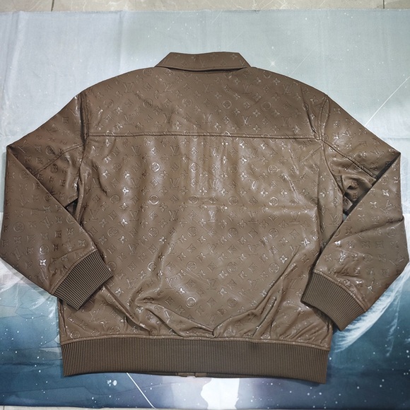Louis Vuitton Brown Leather Flight Jacket - Picture 9 of 11